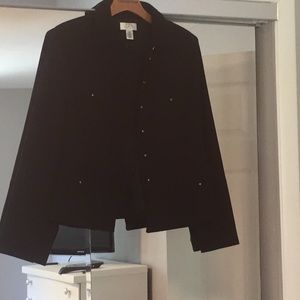Navy blue dress coat